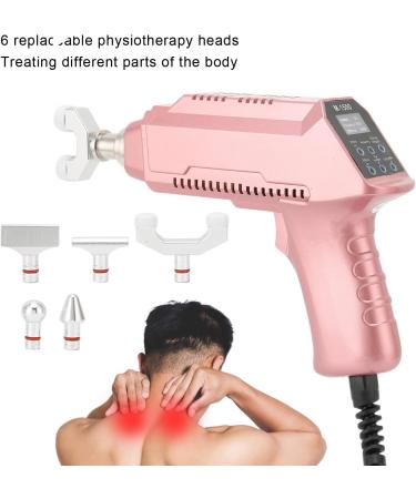 Electrical Chiropractic Massage Device - 30 Strength Levels 6 Rose Gold Massage Heads Chiropractor-Recommended Adjustment Tool - Buy Online on GoSupps.com