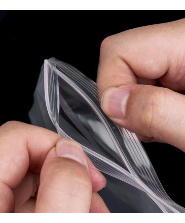 Clear Thick 8mil Mini Plastic Bags - 150PCS Jewelry Pill Pouch Food Storage Earring Packaging Grocery Bags - Buy Online on GoSupps.com