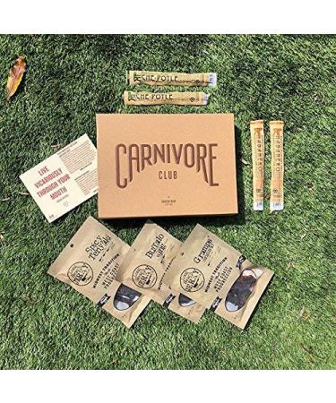 Carnivore Club Beef Jerky Box - Delicious Meat Snack Sampler Gift Basket - Buy Online on GoSupps.com