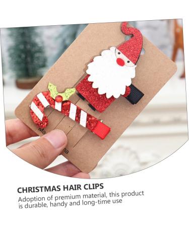 Beavorty 3 Set Christmas hair clips antler hair clip xmas party favor kids christmas hair barrettes xmas hair clips girls hair accessories Christmas Headdress Headgear elder plastic - Buy Online on GoSupps.com