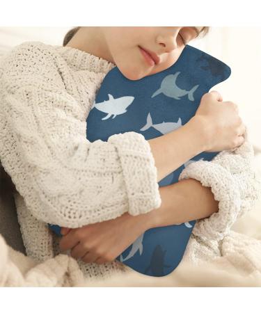 2L Sea Animal Shark Pattern Hot Water Bottle | Pain Relief & Cold Therapy | PVC Warmers for Menstrual Cramps & Comfort - Buy Online on GoSupps.com