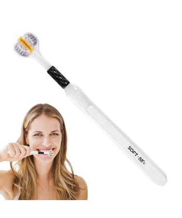 Demaxiyad Extra Soft Toothbrushes for Adults - 3-Pack Non-Slip Handles & Soft Bristles for Gentle Tooth Cleaning | Ideal for Men & Women - Buy Online on GoSupps.com