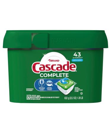Cascade 98208PK ActionPacs Fresh Scent 22.5 oz Tub 43/Tub