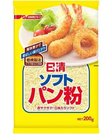 Nissin Japanese Soft Panko Breadcrumbs Flakes for Tonkatsu Tempura 200g (2 Packs) - Buy Online on GoSupps.com