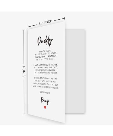 Ogeby Father s Day Card for Dad-to-Be | Cute Pregnancy Announcement Poem Card Gift - Buy Online on GoSupps.com