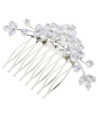 FRCOLOR Bride Wedding Hair Comb Flower Side Comb