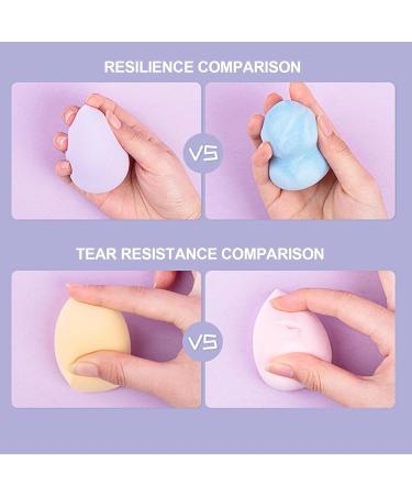 EnixwH 8 Piece Make Up Sponge Set Foundation Blending Beauty Sponge Washable Latex-Free Cosmetic Sponge Beauty Blender Sponges for Liquid Foundation Powder Sun Protection and Cream Women - Buy Online on GoSupps.com