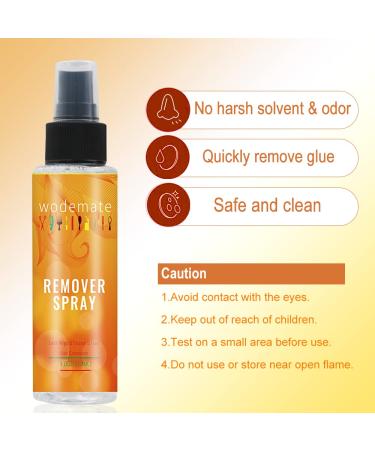 Lace Wig & Hair Extension Glue Remover Spray 118 ml - Fast Acting Residue Solvent for Tape-In Extensions, Toupees, and Double Sided Tapes - Buy Online on GoSupps.com