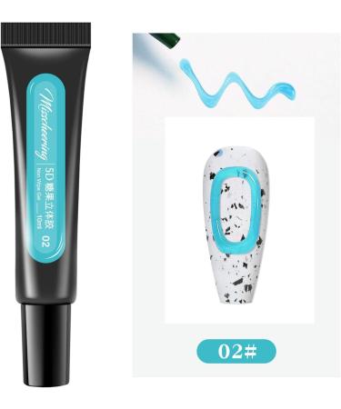 Nail Polish Gel | Nail Gel Highly Pigmented Beautiful Vibrant Nail Gel Polish for at Home Highly Pigmented Long-Lasting Healthy Resin Stereo Adhesive Nail Polish Gel for Nail 02 - Buy Online on GoSupps.com