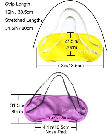 PorsMing 36 Pack Eye Masks Blindfold for Team Building Games and Parties - Adjustable Strap, Nose Pad, 4 Layer Colors - Ideal for Women, Men, Kids - Buy Online on GoSupps.com
