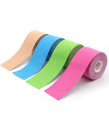 KazUp Running Basketball Elastic Sports Tape - 10x5m Muscle & Joint Support | Brown with Holes - International Shipping Available - Buy Online on GoSupps.com