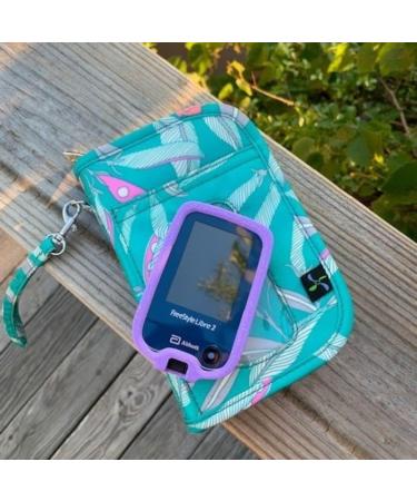 Sugar Medical Deluxe Diabetes Supply Bag - Secure Carry Case for Diabetic Essentials with Test Strip Disposal Pocket and ID Window (Beach Floral) - Buy Online on GoSupps.com