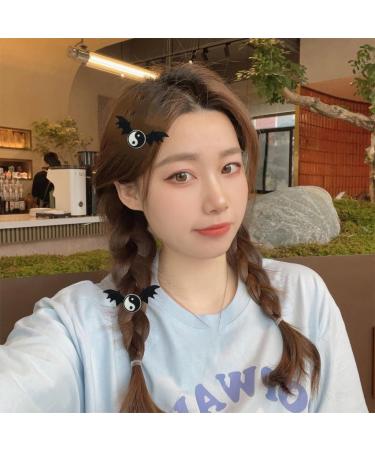 hgnxa Gothic Dark Hair Clip Girls Barrettes Black Hair Clip Devil Wing Hair Clip Set Gothic Bat Wing Versatile Barrettes 1 - Buy Online on GoSupps.com