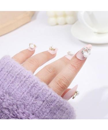 Charms Shining Rhinestone Gold Silver 3D DIY Manicure Nail Jewelry Nail Crystals Flying Shaking Butterfly-shape(6) - Buy Online on GoSupps.com