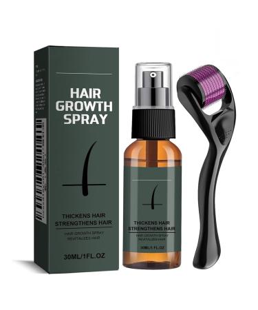 Kit de croissance de barbe avec rouleau Derma Roller en titane kit rouleau barbe 0 5 mm huile de s rum rouleau de croissance de barbe micro-aiguille de barbe kit d'entretien de la barbe