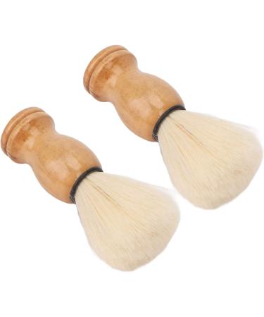 Deosdum Mini Brush Set - 2pcs Portable Wooden Handle Soft Brushes for Beard Cleaning | Ideal for Home & Travel - Buy Online on GoSupps.com