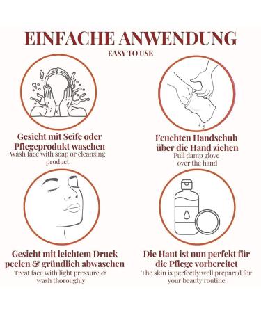 Carenesse Peeling Gloves for Sensitive Skin | Natural Facial & Body Exfoliating Scrub | Eco-Friendly Hammam Peeling | Chemical-Free Exfoliation - Buy Online on GoSupps.com
