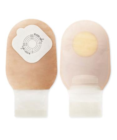 HOLLISTER Ostomy Pouch Pouchkins One-Piece System 6-1/2" Length 38 mm Stoma Drainable Trim To Fit (#3796 Sold Per Box)