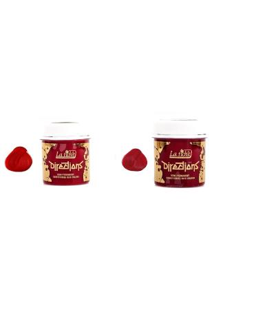 La Riche Directions Semi-Permanent Hair Colour Dye Pillarbox Red & Poppy Red (2 Pack) Red 176 ml (Pack of 1) - Buy Online on GoSupps.com