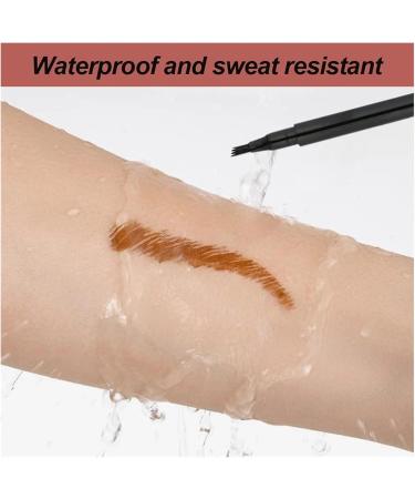 2 Eyebrow Pencils 3D Waterproof Microblading Eyebrow Pencil 4 Magic Eyebrow Pencils Long-Lasting Professional Fine Enhancement Stencil Eyebrow Pencil(Color:Dark brown) 1 count (Pack of 1) Dark brown - Buy Online on GoSupps.com