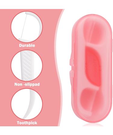 Portable Dental Floss Organizer - Wllhyf 4-Piece Travel Set with 40 Picks for Families & Men - Refillable Tooth Cleaning Solution - Buy Online on GoSupps.com