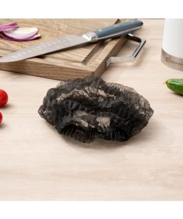 Restaurantware Clean Tek 21 Disposable Bouffant Caps - 1000 Pack | Non-Woven Hairnets for Foodservice, Salons, Spas | Lightweight & Breathable Black Hair Net - Buy Online on GoSupps.com