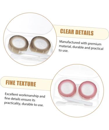 Solustre 32 STK Pink Contact Lens Container Set - Travel Accessories & Local Storage Case - Buy Online on GoSupps.com
