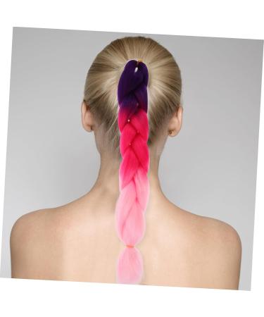 DOITOOL Braid Hair Extension Synthetic Braided Extensions High Temperature Hair Braid Crochet Twist Braids Hair Color Wigs Synthetic Wigs Jumbo Braiding Hair Extension To Weave Extend - Buy Online on GoSupps.com