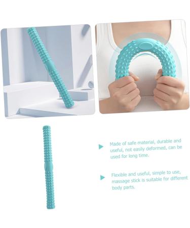 Moon Hair Fork Handheld Massage Roller - Green Slipproof Hand Massager for Arm Strength & Fascia Relief - Buy Online on GoSupps.com
