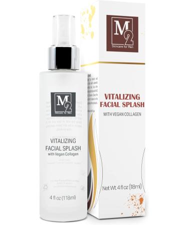 Vitalizing Facial Splash with Vegan Collagen | M2 Skincare for Men | Natural Toner | Clean Beauty Essentials - Buy Online on GoSupps.com