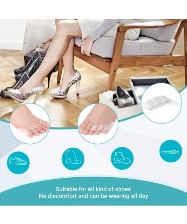 Haofy Silicone Toe Spreader - 4 PCS Small Toe Separator for Overlapping Toes Relief from Pressure & Pain - Buy Online on GoSupps.com