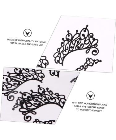 VINTORKY 3 Pairs Lace Eyeliner Stickers Makeup Eye Halloween Eye Eyeshadow Glitter Liner for Eyes Paper - Buy Online on GoSupps.com