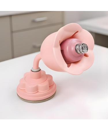  Siuwddee Tilted Nail Polish Bottle Holder Tilted Anti-Spill Holder | 360 Degree Rotation Safe Attachment for Women Girls Travel Home Beauty - Buy Online on GoSupps.com