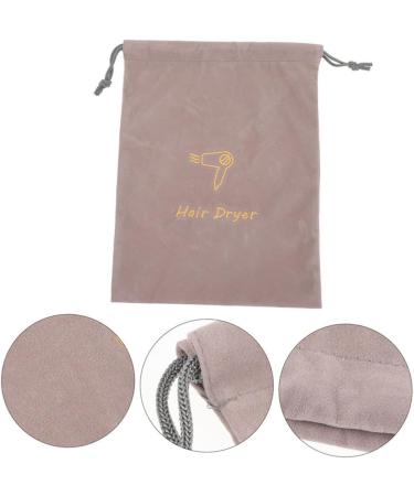 TOVINANNA 2pcs Velvet Bag Drawstring Fabric Bags Blow Dryer Retractable Cord Fabric Hair Dryer Bag Drawstring Bag Portable Hair Dryer Bag Hair Dryer Fabric Bag Hair Dryer Storage Bag - Buy Online on GoSupps.com