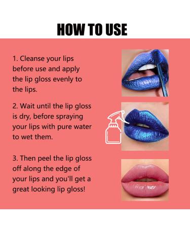 IYARKAI Peel Off Lip Gloss Set - Long Lasting Lip Tint, Matte & Waterproof Lipstick for Women (5 Pcs) - Buy Online on GoSupps.com