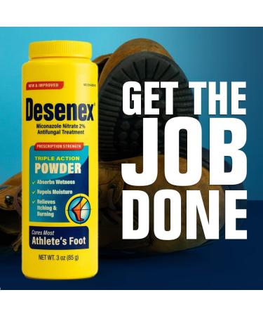 Desenex Athlete's Foot Shake Powder 3 Ounce - Fast Relief for Itchy Feet - Buy Online on GoSupps.com
