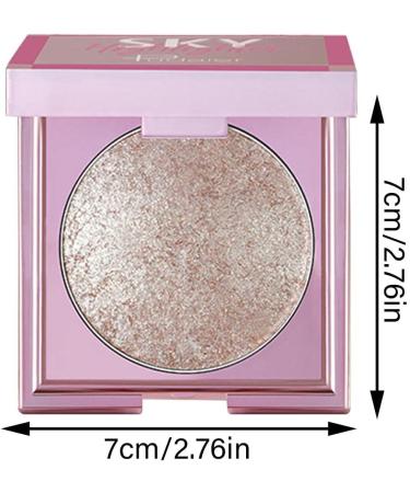 Highlighter Powder 8g Ultra Fine Girls Highlighting Makeup Powder Long Lasting Highlighting Cosmetics for Face Brow Lips Girls Makeup for All Skin Types - Buy Online on GoSupps.com