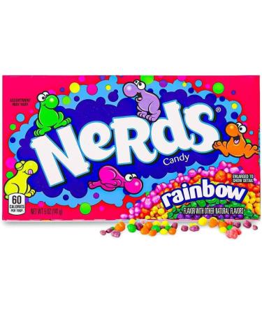 Wonka Rainbow Nerds 12 x 141g Delicious Tasty And Twisty Treat Gift Hamper For Birthday Christmas Sold By Kidzbuzz