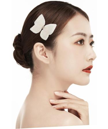 FRCOLOR Metal Hair Barrettes rhinestone pearl hair clip french barrettes vintage snap barrette s hair bows pearl hair clips hair bows for s metal snaps white wedding Straight Hair - Buy Online on GoSupps.com