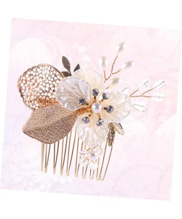 DOITOOL Wedding Pearl Hair Barrettes Rhinestone Hair Comb Pearl Hair Pin Hair Comb for Bride Crystal Headpiece Pearl Hair Comb Bridal Hair Comb Crystal Rhinestones Bride Comb - Buy Online on GoSupps.com