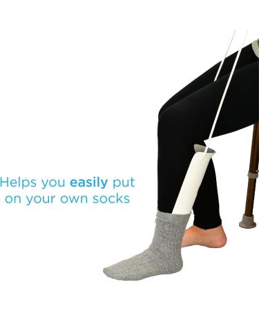 NOVA Sock & Compression Stocking Aid with Adjustable Pull Up Handles - Easy to Use - Buy Online on GoSupps.com
