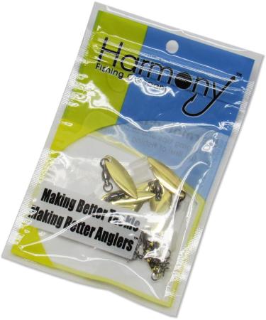 Harmony Fishing Company 7 Pack Tail Spinners - Gold Willow Blade Hitchhikers for Soft Plastic Lures - Buy Online on GoSupps.com