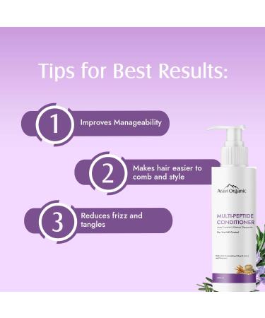 Multi Peptide Hairfall Conditioner - Acetyl Tripeptide 3 Palmitoyl & Rosemary for Stronger Hair - 6.7 FL Oz / 200 ml - International Shipping Available - Buy Online on GoSupps.com