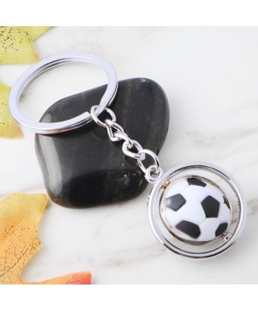TOYMYTOY Football Keychain - Metal Rotating 3D Sports Keychain | Unique Birthday Gift | International Shipping Available - Buy Online on GoSupps.com