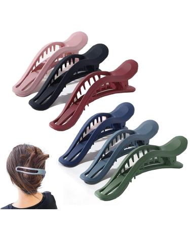 XYJJ 6 pieces large hair clip hair clip classic hair clip strong hair clips hair barrettes for thick hair duck beak hair clip for women and girls hair styling accessories