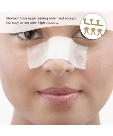 Healifty Nasal Tube Holder 12Pcs - Fastener Catheter Fixed Tape Sticker - Home Clinic Nursing Supplies - Buy Online on GoSupps.com