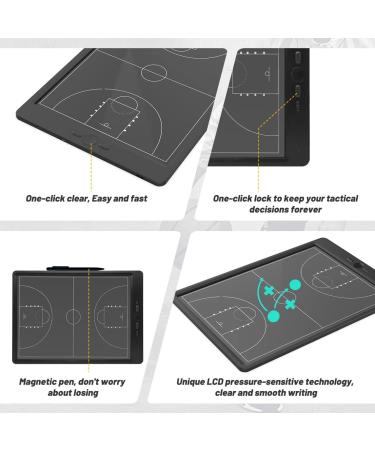 Mom&myaboys 15 Inch Electronic Basketball Strategy Training Board - Ideal Coach Gift & Coaching Equipment - Buy Online on GoSupps.com