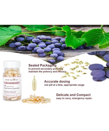Vitamin C Face Oil - Anti-Aging Eye Serum with Hyaluronic Acid & Vitamin E | Brighten Skin Tone Reduce Fine Lines | 90 Capsules 50g - Buy Online on GoSupps.com