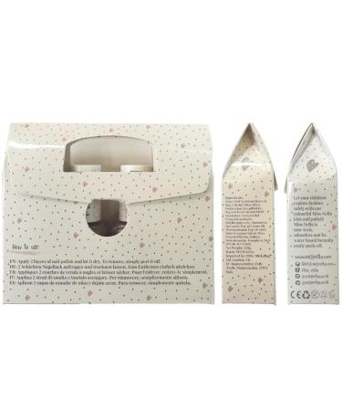 Miss Nella Magical Collection Glitzer Nail Polish Set for Kids | 4 Non-Toxic Peel-Off Colors: Pink Red Gold & Blue | Water-Based Odorless - Buy Online on GoSupps.com