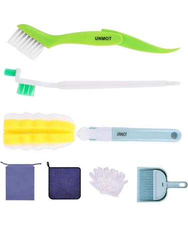 UNMOT Pet Cage Cleaner Set - Ideal for Small Animal Cages - Includes Brush, Dustpan, Broom, and Sponge - Perfect for Rabbit, Guinea Pig, Hamster, Cat, and More - Buy Online on GoSupps.com